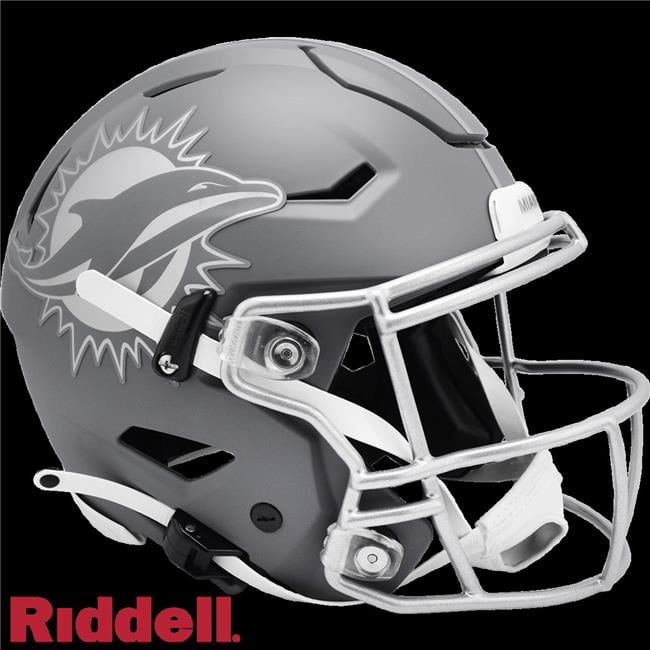 Riddell 9585562942 NFL Miami University Authentic Full Size Speed Flex Style Slate Alternate Dolphins Helmet