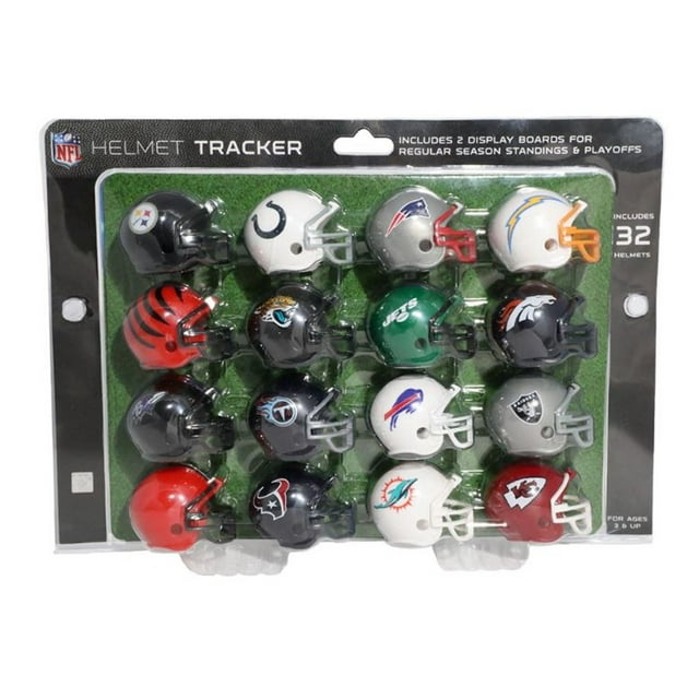 Riddell NFL Mini Helmet Tracker Set of 32 Teams with Display 2023