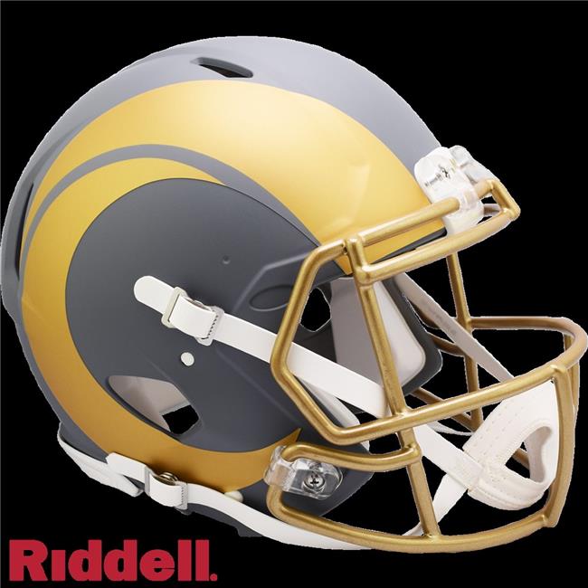 Riddell 9585562987 NFL University of California, Los Angeles Authentic Full Size Speed Style Slate Alternate Rams Helmet