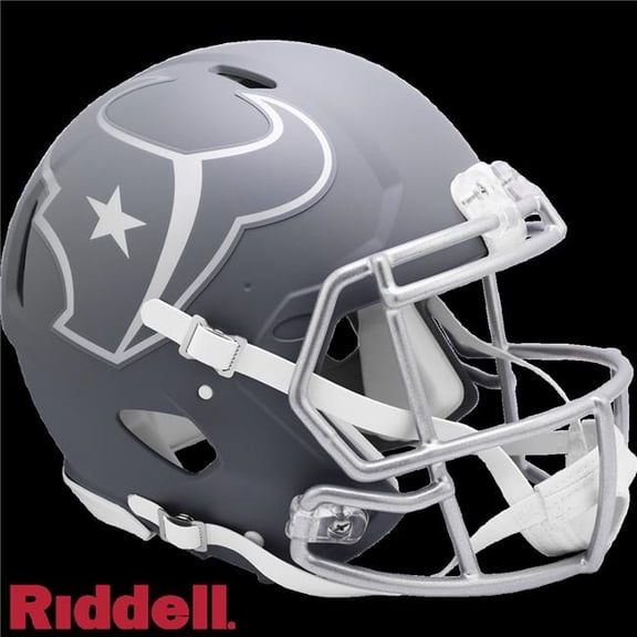 Riddell 9585562992 NFL University of Houston Authentic Full Size Speed Style Slate Alternate Texans Helmet