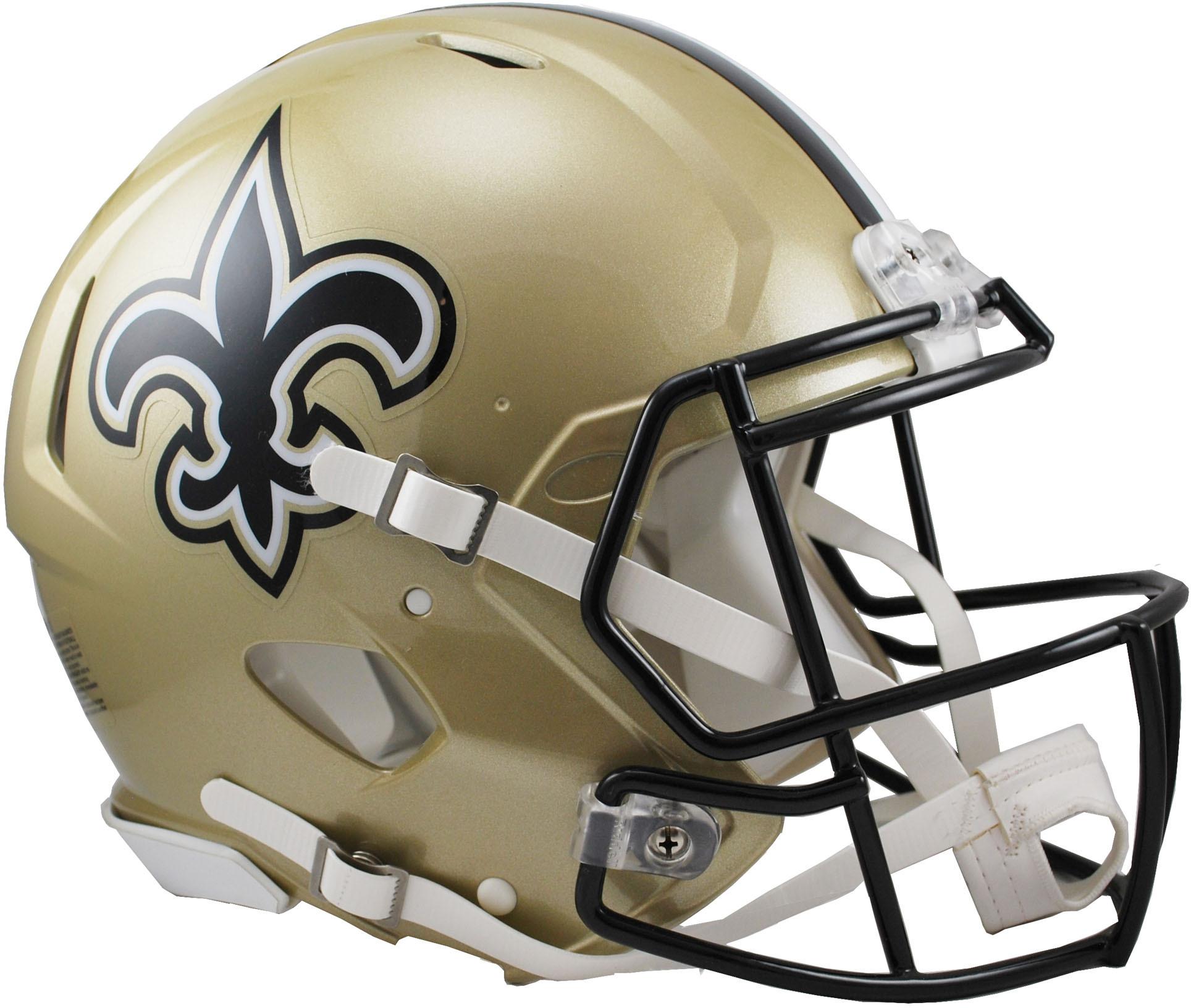Riddell New Orleans Saints Revolution Speed Full-Size Authentic Football Helmet