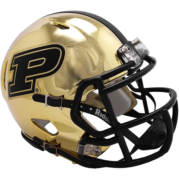Riddell Purdue Boilermakers Chrome Alternate Speed Mini Football Helmet