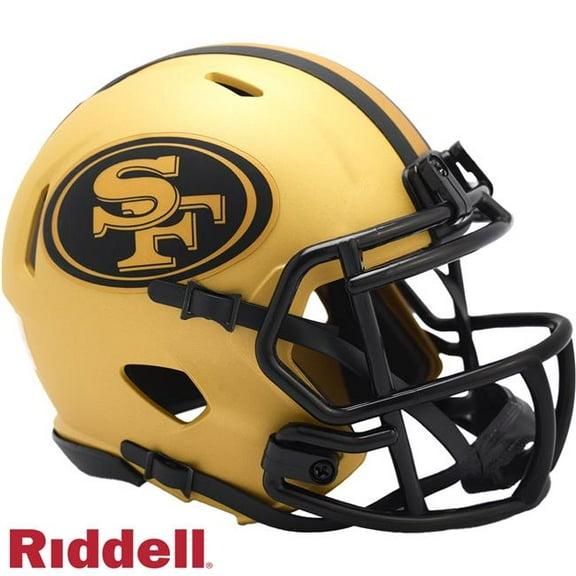 San Francisco 49ers RAVE Riddell Speed Mini NFL Football Helmet