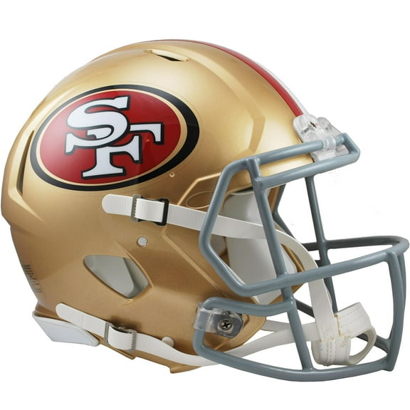 Riddell San Francisco 49ers Revolution Speed Full-Size Authentic Football Helmet - Fanatics Authentic Certified