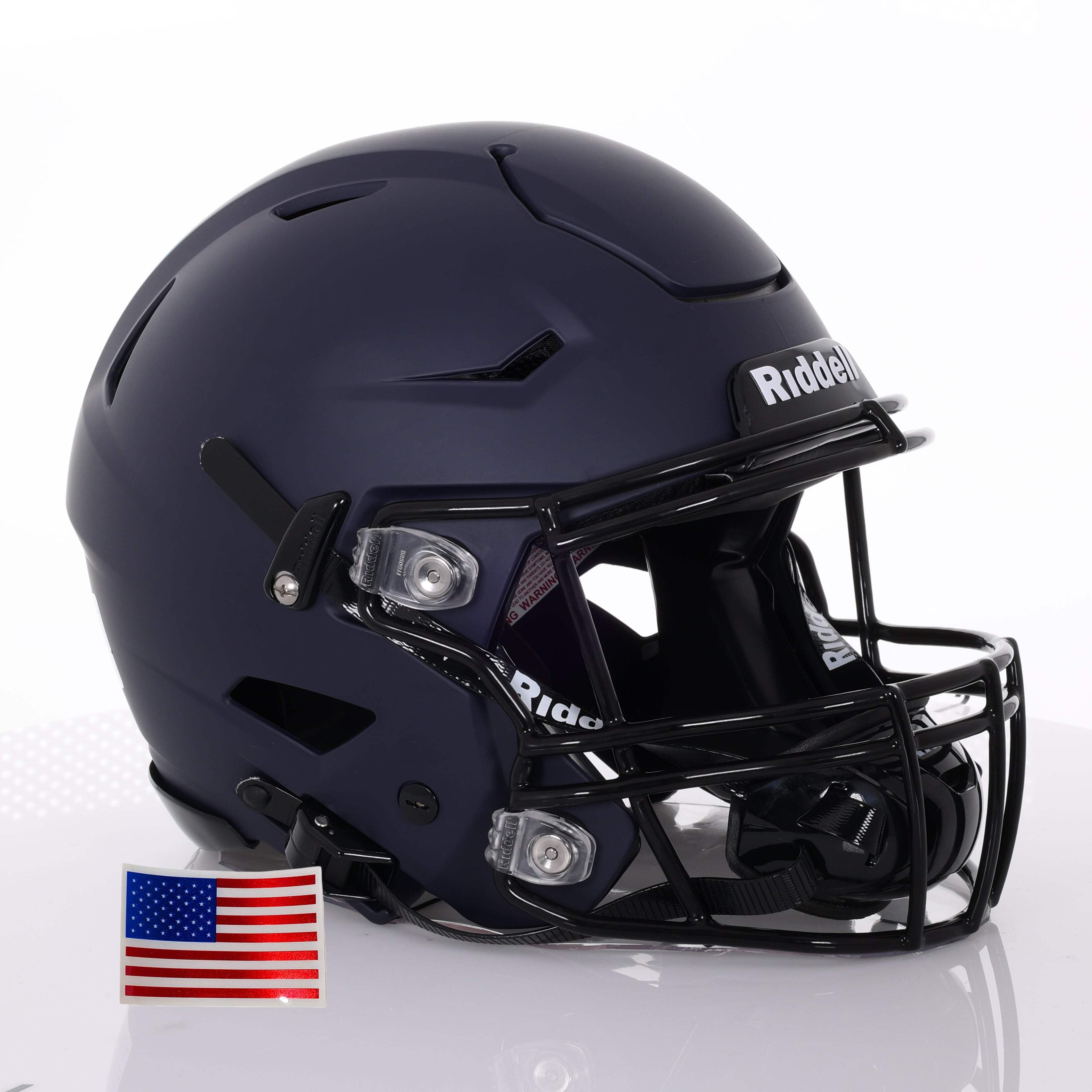 Riddell SpeedFlex ADULT Helmet - Black SF-2BD Facemask (Matte Navy