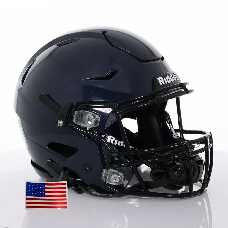 Riddell SpeedFlex ADULT Helmet - Black SF-2BD Facemask (Navy