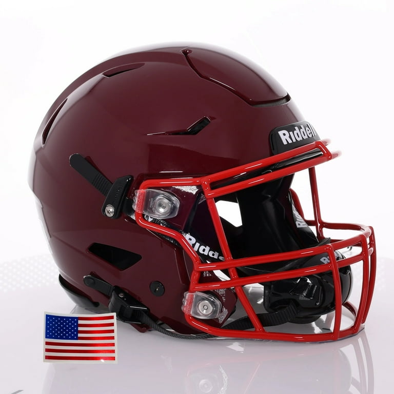 Riddell SpeedFlex SF-2BD Football Facemask for online Helmet Maroon