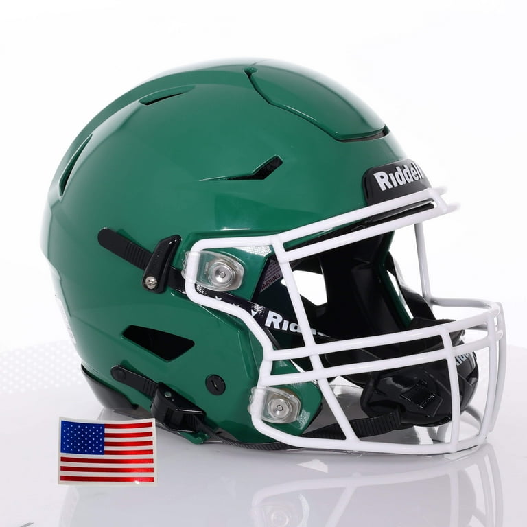 Riddell SpeedFlex ADULT Helmet - White SF-2BD Facemask (Kelly