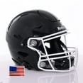 thumbnail image 1 of Riddell SpeedFlex ADULT Helmet - White SF-2BD Facemask (Orange Helmet, Small), 1 of 8