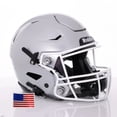 thumbnail image 1 of Riddell SpeedFlex ADULT Helmet - White SF-2BD Facemask (Silver Helmet, Medium), 1 of 11