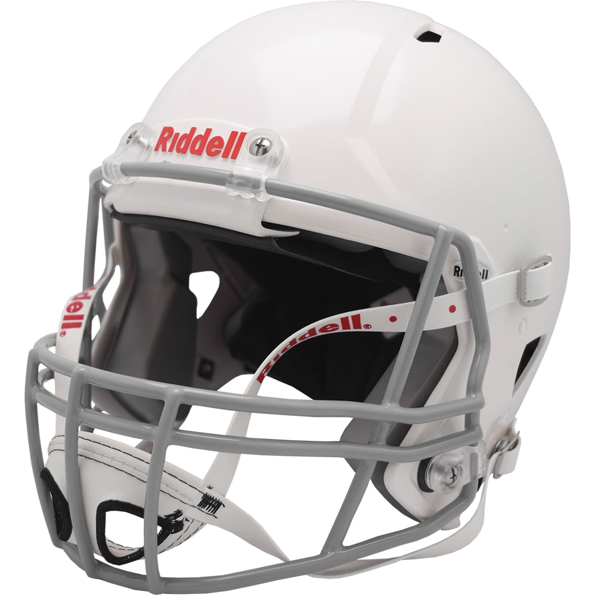 Riddell Victor Youth Football Helmet White, Gray Medium