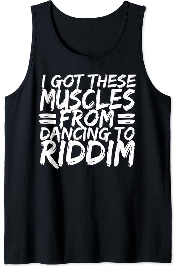 Riddim Dancing Music Maker Edm Bass Music Lover Riddim Tank Top Size S-3XL