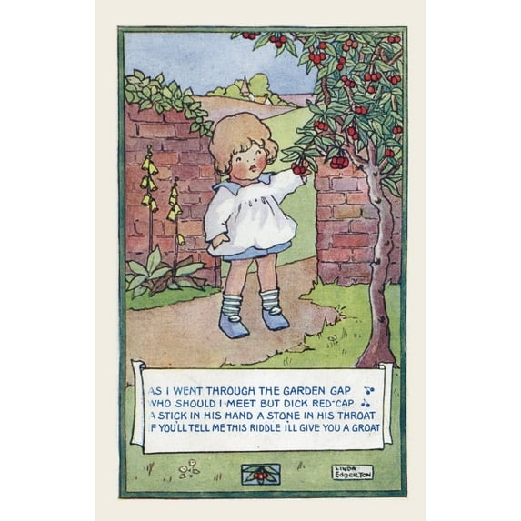Riddle Rhyme Poster Print By Mary Evans Picture Librarypeter & Dawn Cope Collection (24 X 36)