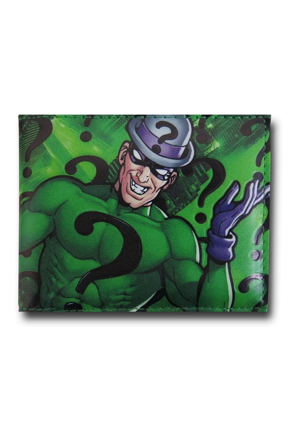 Riddler Sublimated Question Marks Wallet