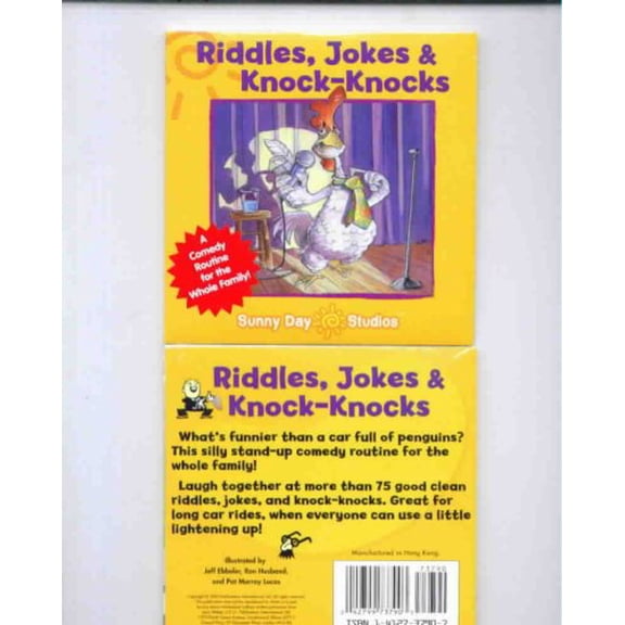 Riddles, Jokes & Knock-Knocks (The Comedy Routine for the Whole Family by Sunny Day (Audiobook)