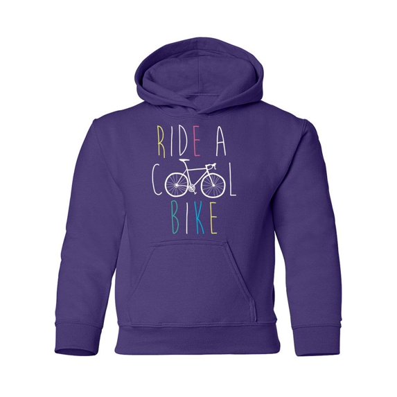 Ride A Cool Bike Hoodie Juniors -Image by Shutterstock, x-Large