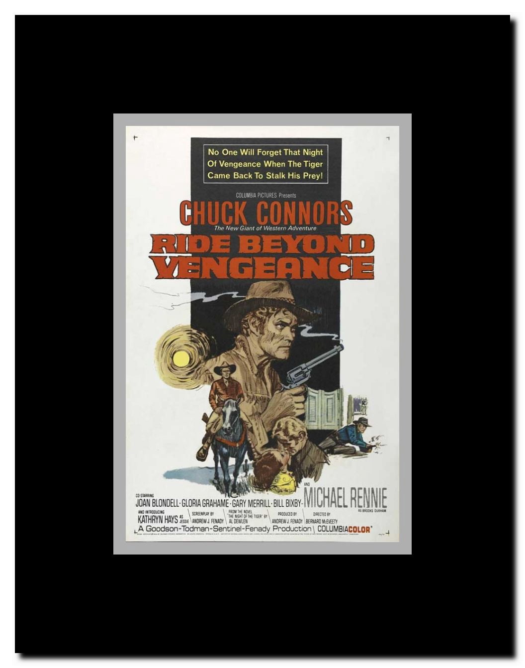 Ride Beyond Vengeance Framed Movie Poster