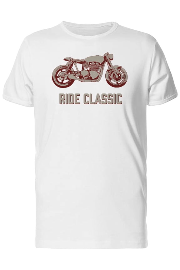 Ride Classic Cafe Racer T-Shirt Men -Image by Shutterstock, Male Small