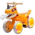 thumbnail image 1 of Xuanlur Dinosaur Balance Bike for 1-3 Year Olds, Toddler Bike with EVA Tires, Light-Up Wheels, Baby Bike with Music & Mist Spray Effects, Dinosaur Ride on Toy, Perfect First Birthday Gift, Yellow, 1 of 7