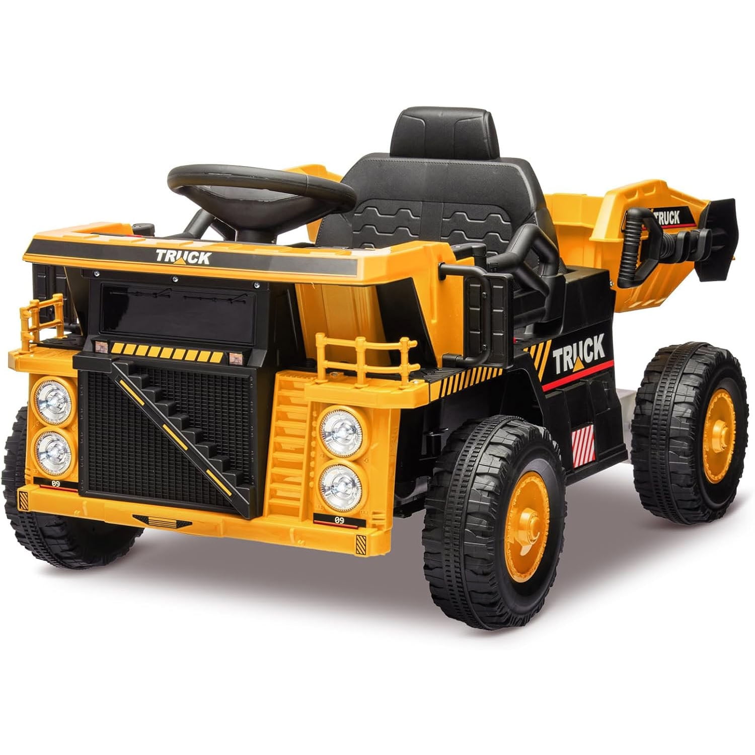 Ride On Dump Truck 12V Ride On Car Toy for Kids with Remote Control ...
