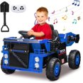 thumbnail image 1 of Ride On Dump Truck,Ride On Car Toy with Remote Control,Electric Dump Bed,Shovel, 12V Ride On Construction Vehicle for Kids with Music Player, High and Low Speed, 1 of 6