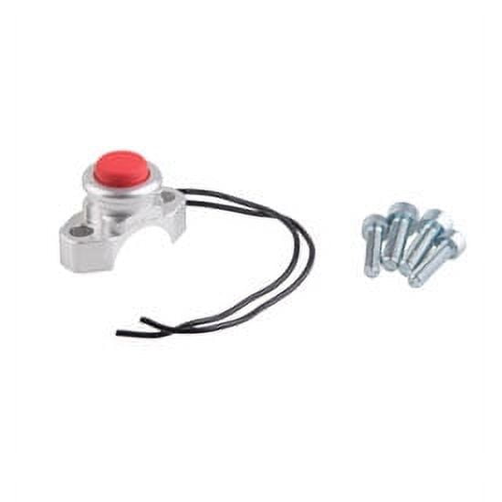 Ride Engineering Billet Engine Kill/Start Switch Silver for Honda XR80 1980-1989
