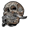 thumbnail image 1 of Ride Forever Tattoo Banner Skull Embroidered Biker Patch Iron or Sew HLPM12618, 1 of 1