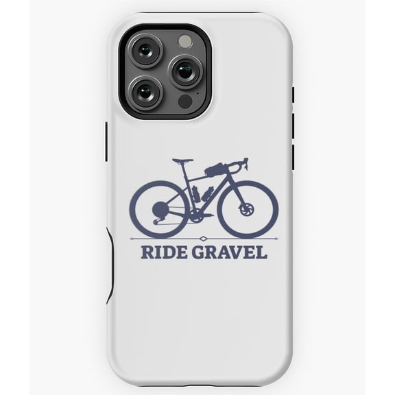 Ride Gravel Old Blue Retro Bicycle Phone Case for iPhone 16 15 14 13 12 11 Pro Max