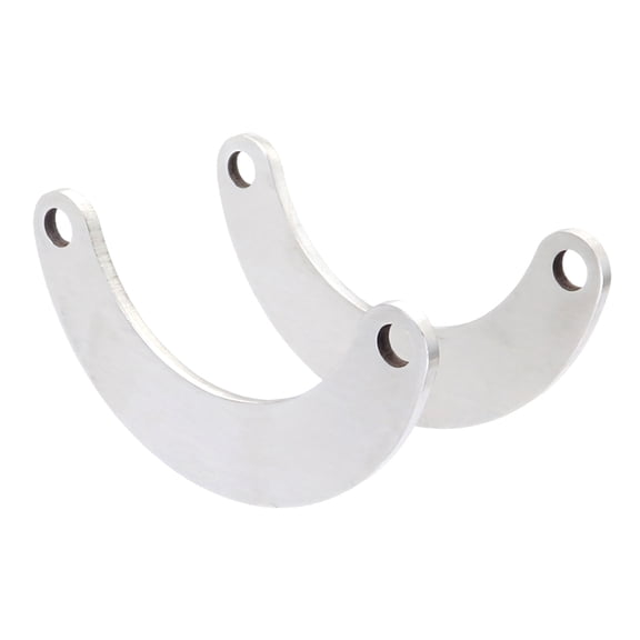 Ride Height Lowering Links for Motorcycle Rear Suspension Stainless Steel 1 Pair Link Plates with 7 mm / 0.28 Inch Thickness and Two-Hole Design