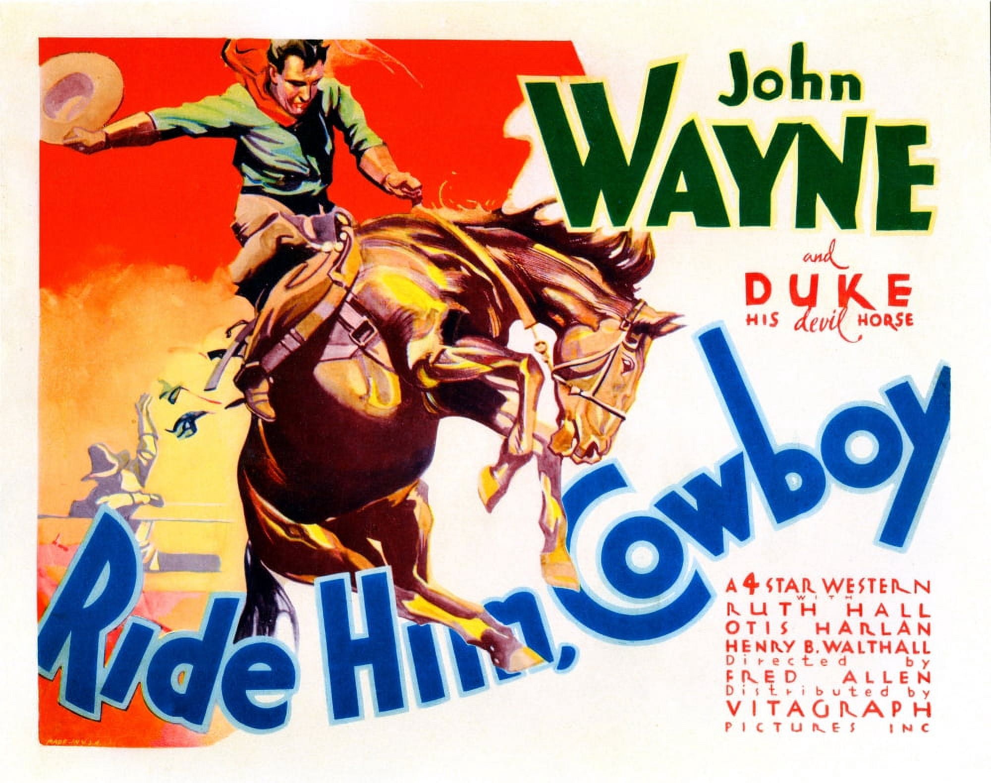 Ride Him Canvas Art - (28 x 22)