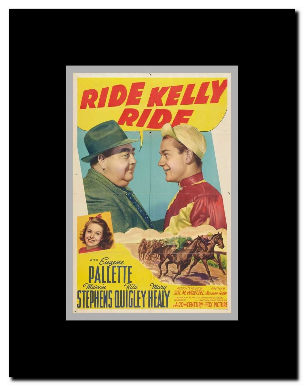 Ride Kelly Ride Framed Movie Poster