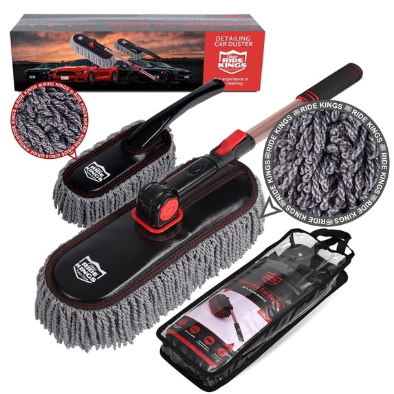 Ride Kings Car Duster Microfiber Set ,Exterior & Interior