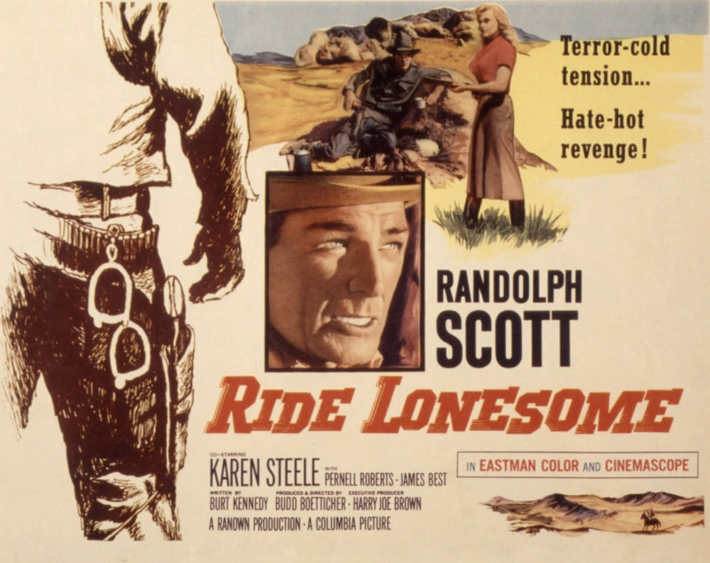 Ride Lonesome Canvas Art - (28 x 22)