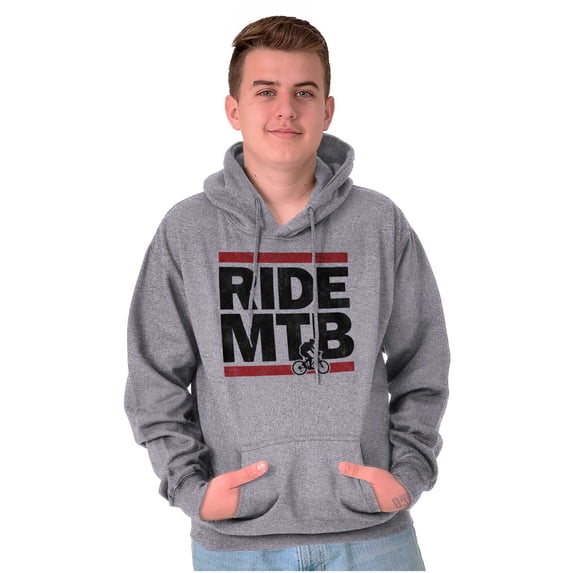 Ride MTB Mountain Bike Cyclist Hoodie Sweatshirt Women Men Brisco Brands M