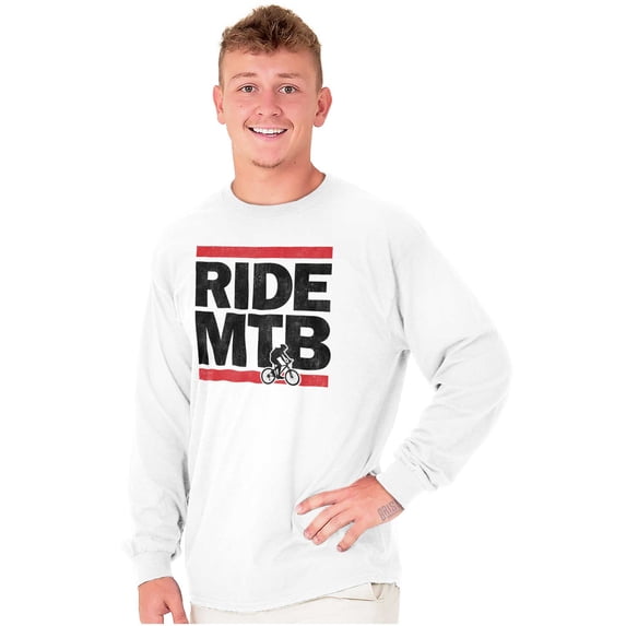 Ride MTB Mountain Bike Cyclist Long Sleeve TShirt Men Women Brisco Brands L