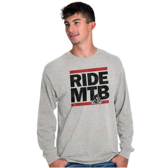 Ride MTB Mountain Bike Cyclist Long Sleeve TShirt Men Women Brisco Brands S