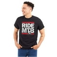 thumbnail image 1 of Ride MTB Mountain Bike Cyclist Plus Size Crewneck Graphic Tee Shirt Brisco Brands 2X, 1 of 5