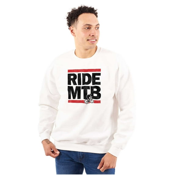 Ride MTB Mountain Bike Cyclist Sweatshirt for Men or Women Brisco Brands X