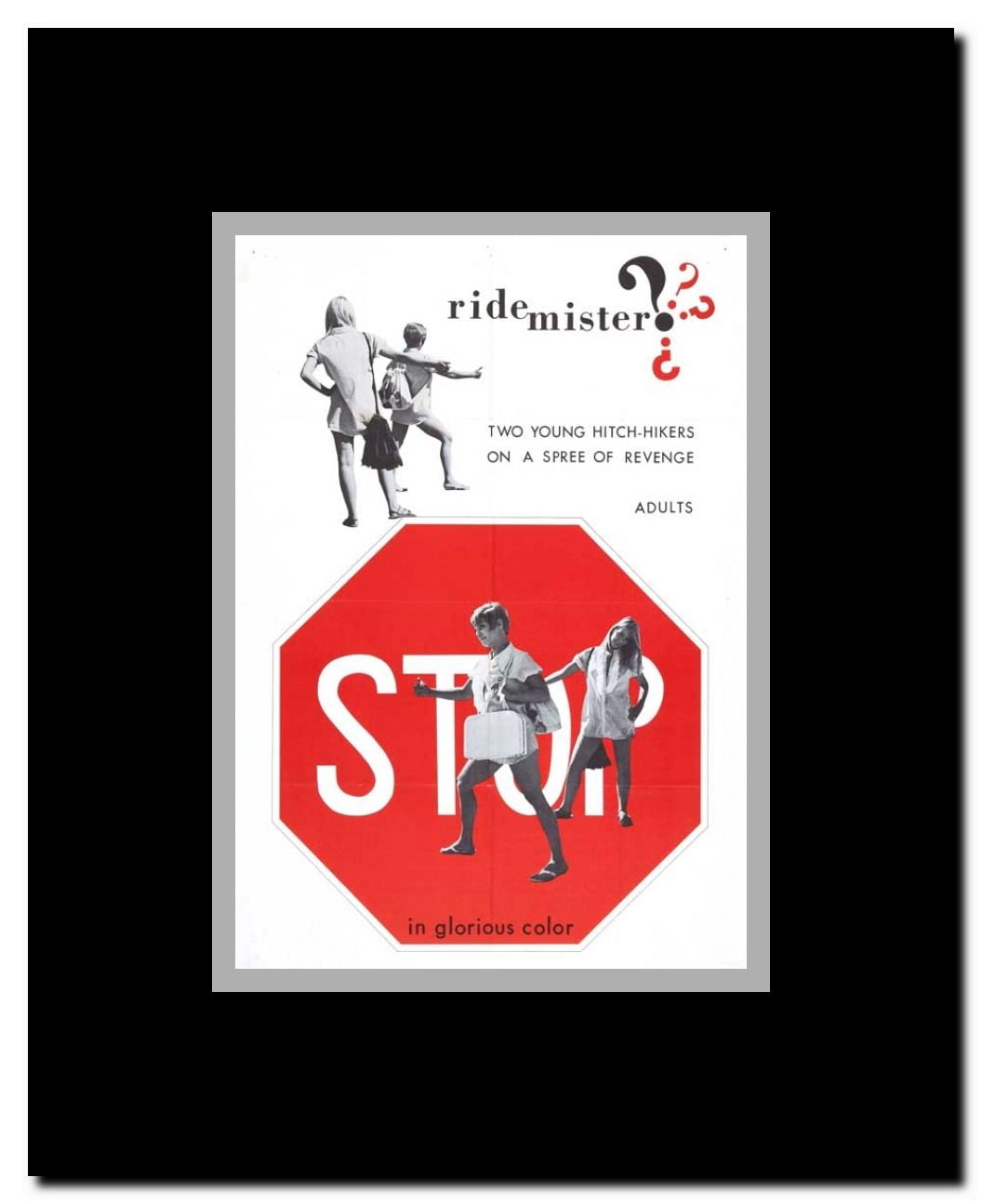 Ride Mister? Framed Movie Poster