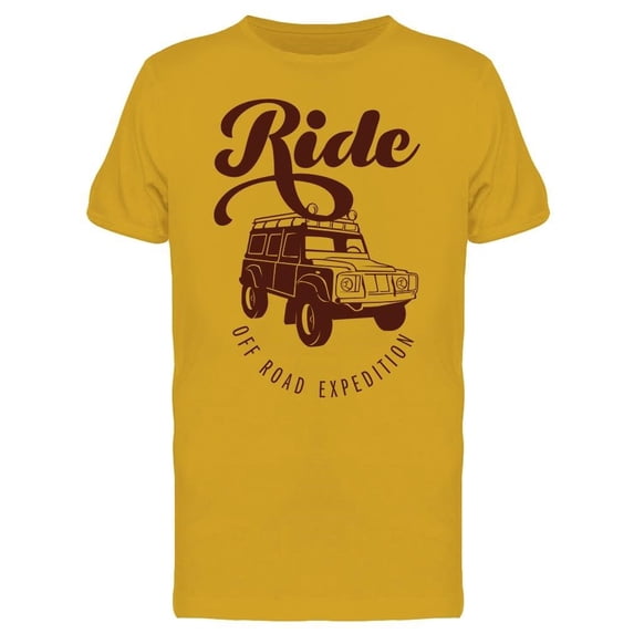 Ride, Off Road. Label Tee Men's -Image by Shutterstock
