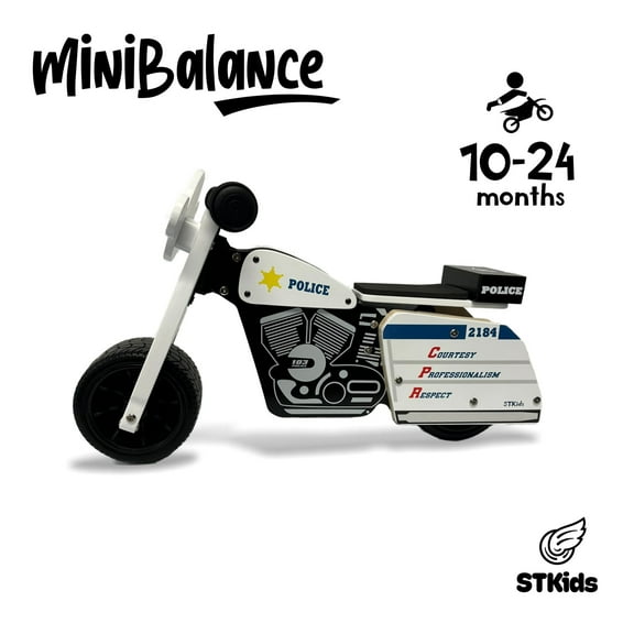 Ride-On Baby balance bike MiniBalance Police Patrol