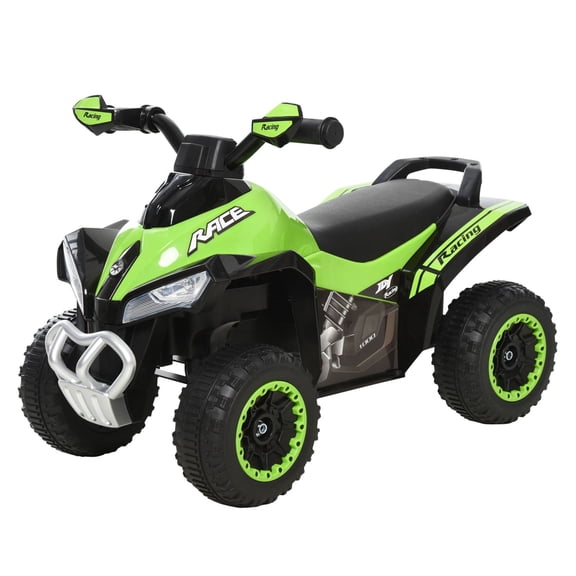Ride On Car for Toddlers, Push Ride On Toy w/ Music & Lights, 1.5-3 Years Old, Foot to Floor Powered, Green