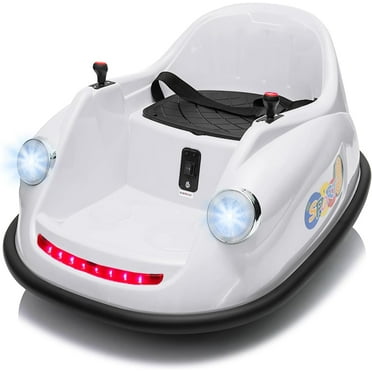 Ride On Electric Bumper Car for Kids and Toddlers,12V Battery-Powered Vehicle with Parental Remote Control, Led Lights, 2-Speed Settings, and 360° Spin, Astm Certified