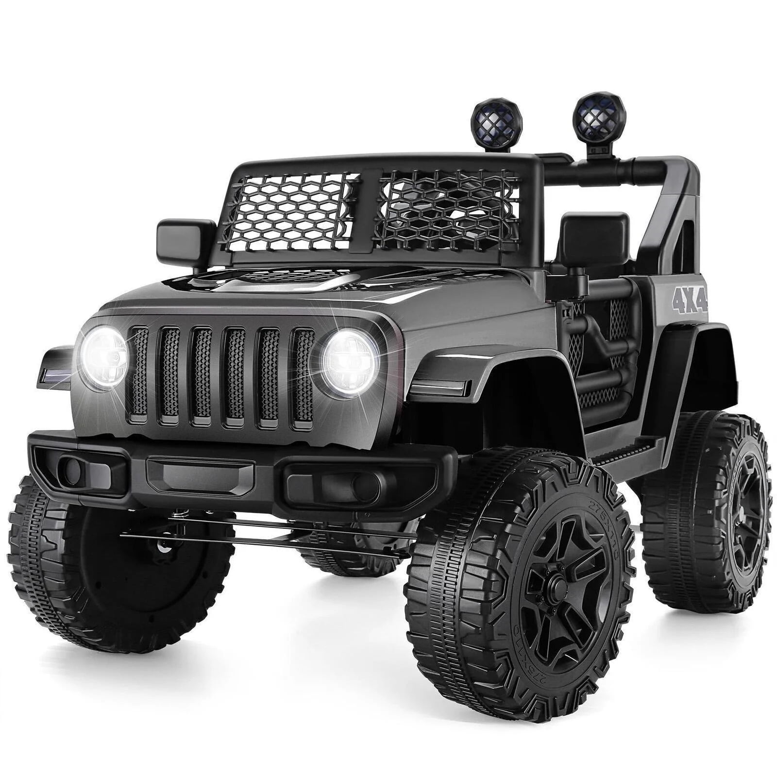 RideOn Electric Car for Kids RemoteControlled Truck Toy with 12V