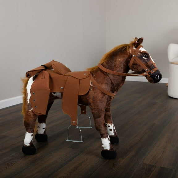 Ride On Stationary Cowboy Horse with Gallop and Neigh Sounds