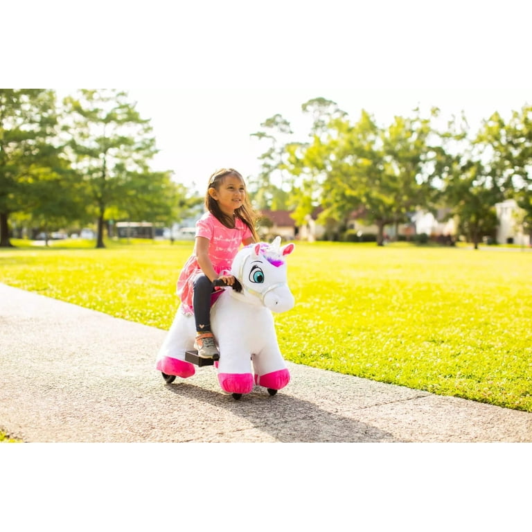 Willow Unicorn 6V: Battery Operated Plush Ride-On Toy for Kids