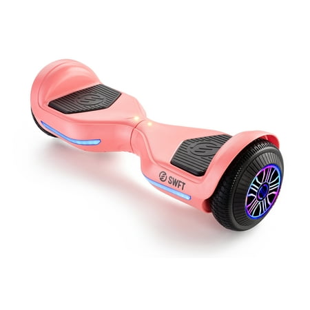 SWFT - Blaze Hoverboard w/ 3mi Max Operating Range & 7 mph Max Speed - Flamingo (Pink)