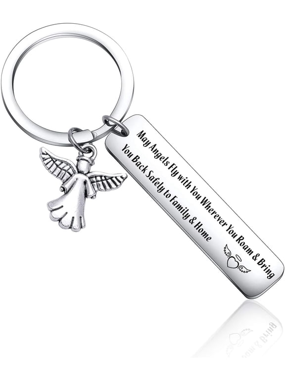 Ride Safe Keychain for Driver, Friends, Family, Travel Keychain