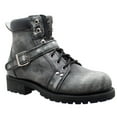 thumbnail image 1 of Ride Tecs 9143SBK-M090 6 in. Mens Stonewash Zipper Lace Boot, Black - Medium 9, 1 of 6