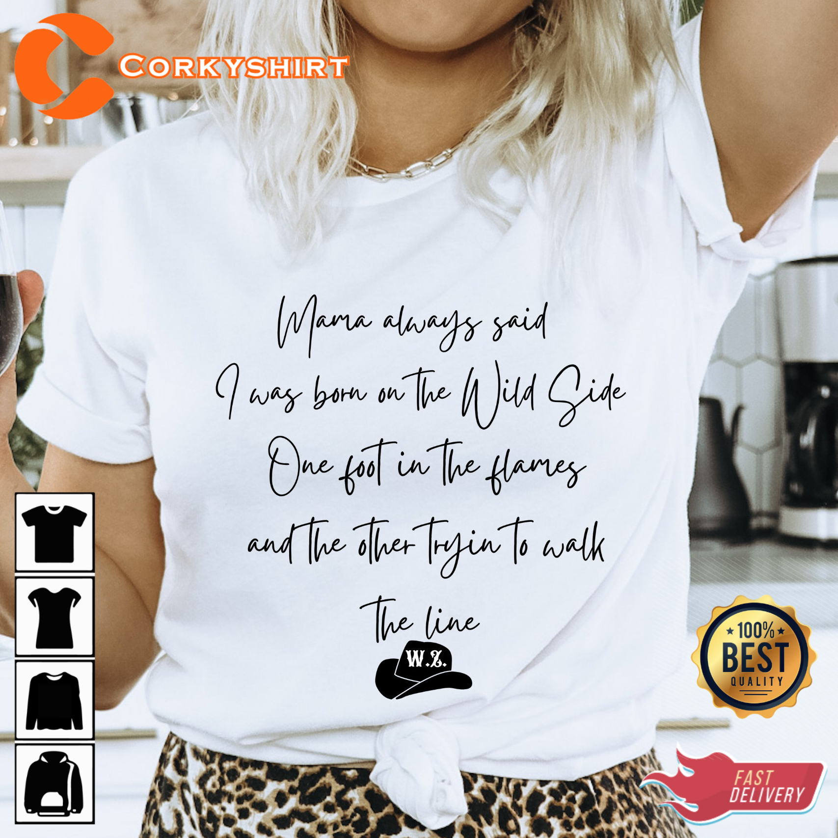 Ride The Lightning Warren Zeiders Music Country Concert Tshirt